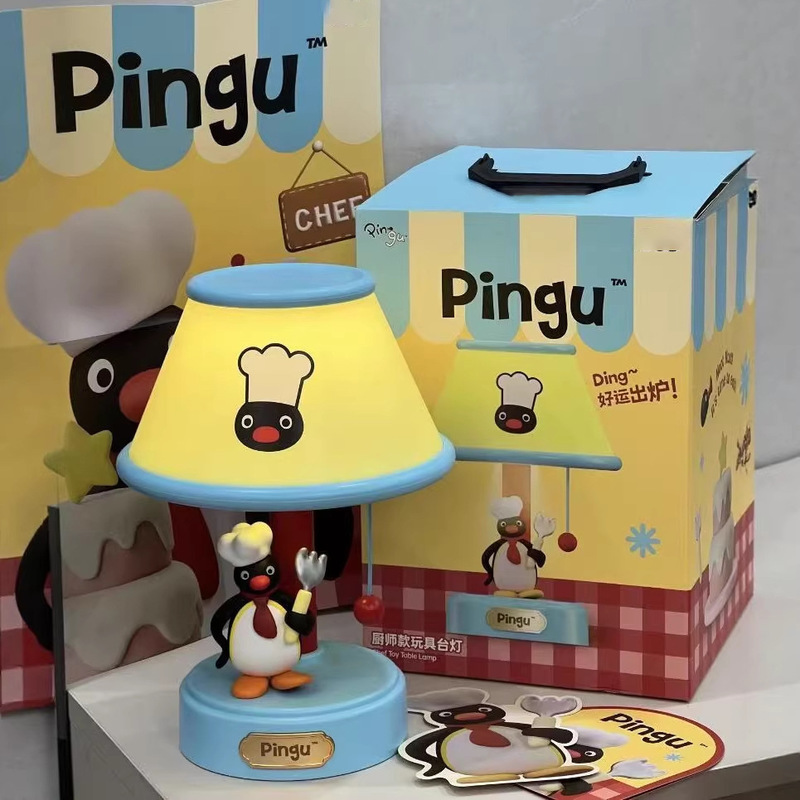 Desk Setup Lighting - Neue Pingu Chef-Stil Nachtlampe Niedliche Cartoon-Pinguin