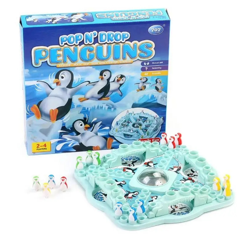 Desk Setup Kids - Multiplayer Pinguin Fliegendes Schach Party Brettspiele