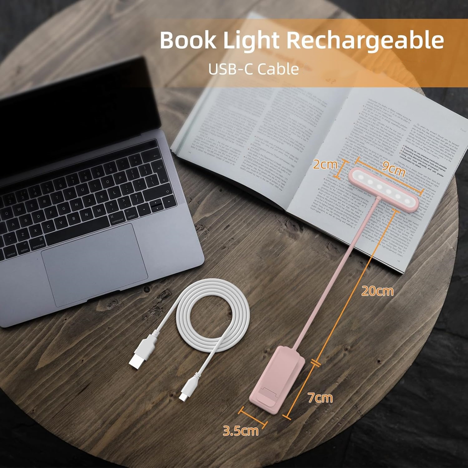 Leselampe Buchklemme Schwarz/W – Desk Setup Lighting Bewertung und Preis