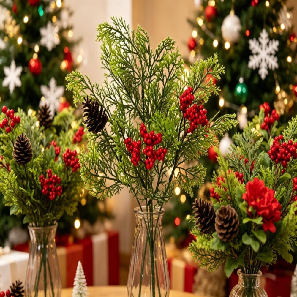 Künstliche Weihnachtsgrünpflan – Desk Setup Plants Bewertung und Preis