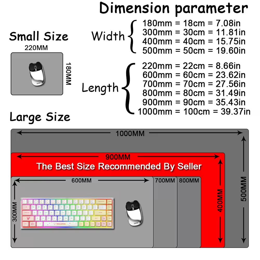Neues Design E-Sports Mauspad  – Desk Setup Designer Bewertung und Preis