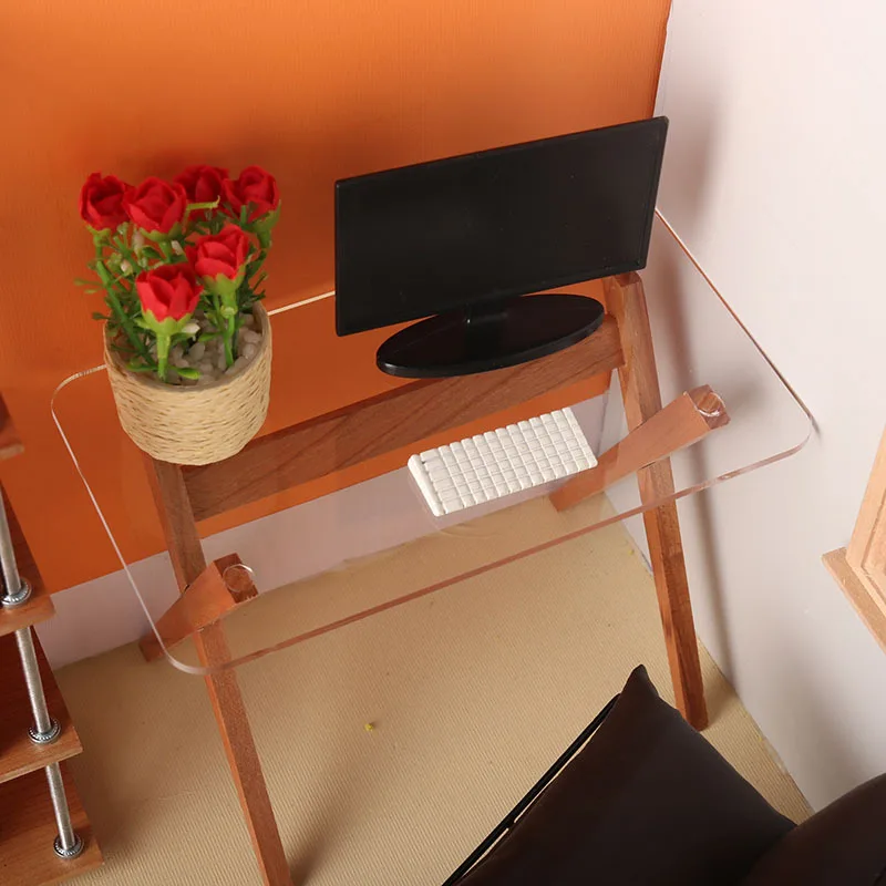 1:6 BJD Puppenhaus Computertis – Desk Setup Kids Bewertung und Preis