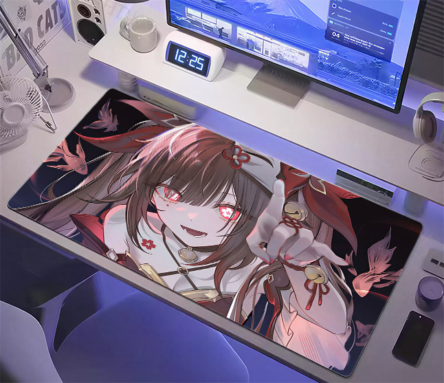 Großes Anime-Mädchen Mauspad X – Desk Setup Designer Bewertung und Preis