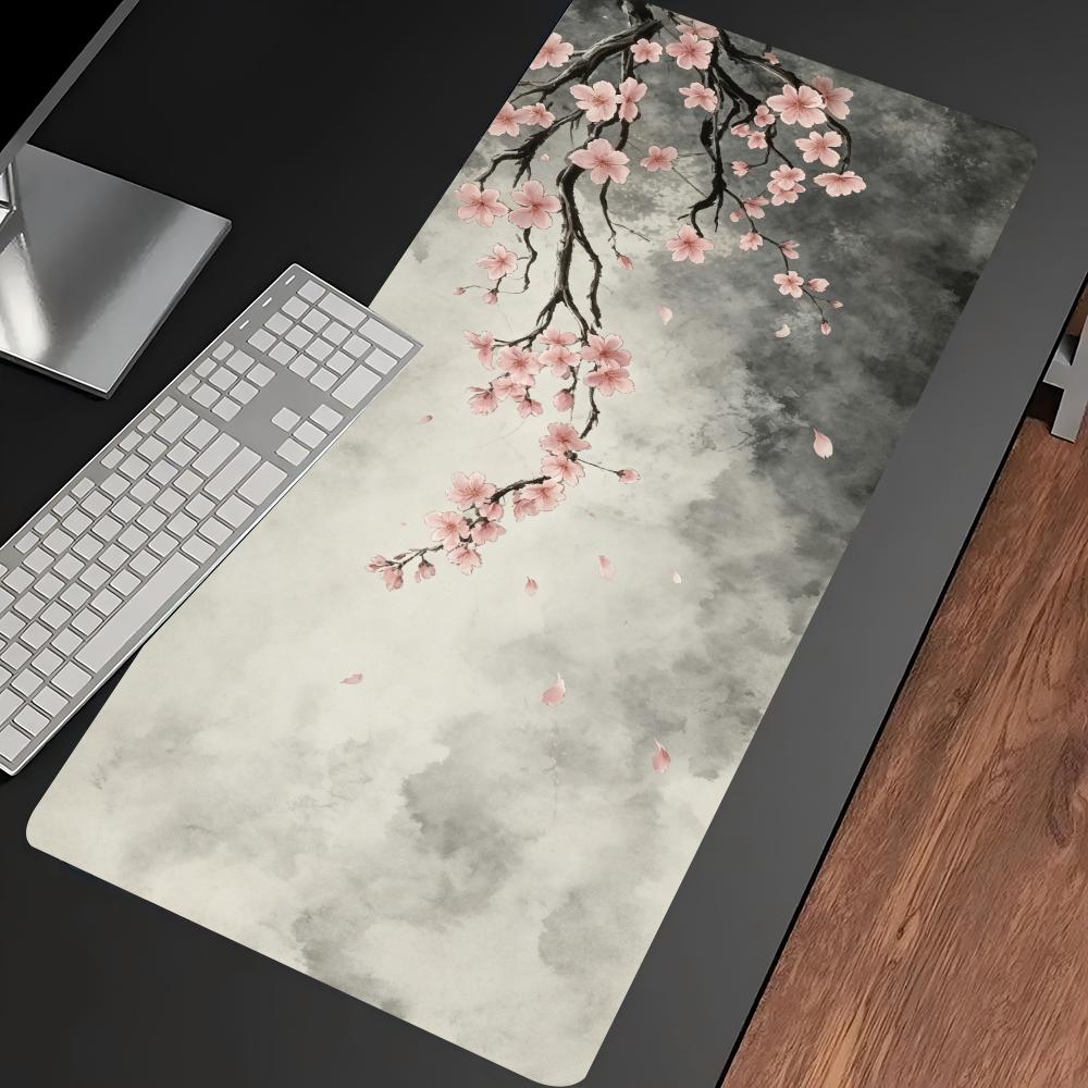Pflaumenblüten-Kunstschreibunt – Desk Setup Pc And Laptop Bewertung und Preis