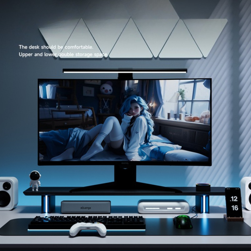 RGB-Monitorständer, ergonomisc – Desk Setup Ergonomics Bewertung und Preis