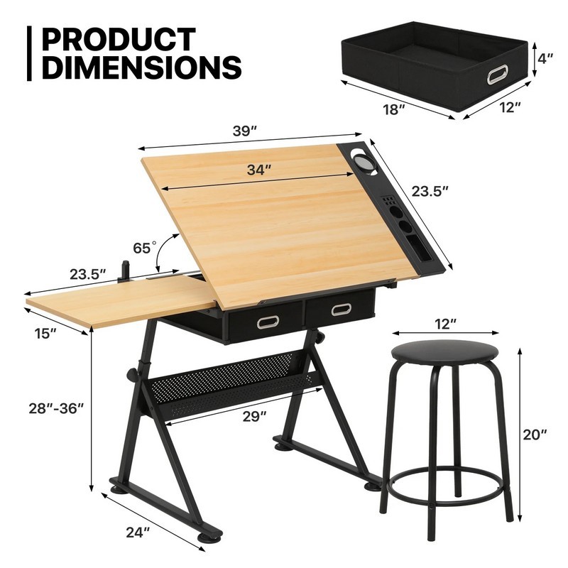 Höhenverstellbarer Zeichentisc – Desk Setup Pc Bewertung und Preis