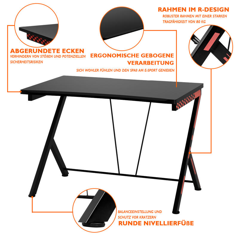 Moderner ergonomischer Compute – Desk Setup Designer Bewertung und Preis