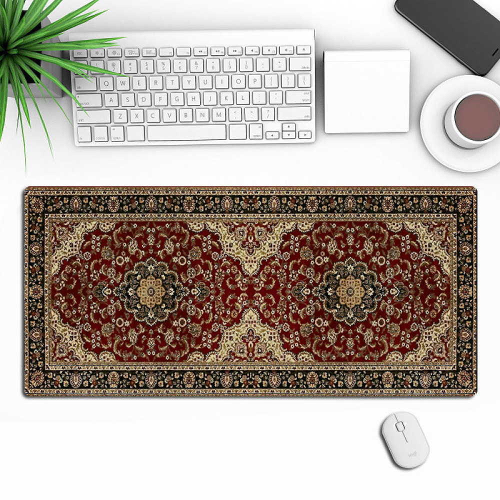 Große Mausmatte mit arabischem – Desk Setup Designer Bewertung und Preis
