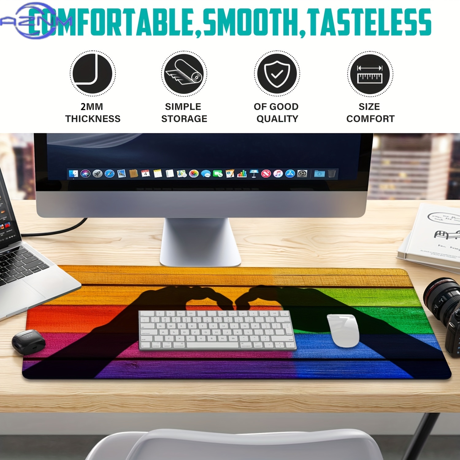 Großes Gaming-Mauspad mit Hand – Desk Setup Designer Bewertung und Preis